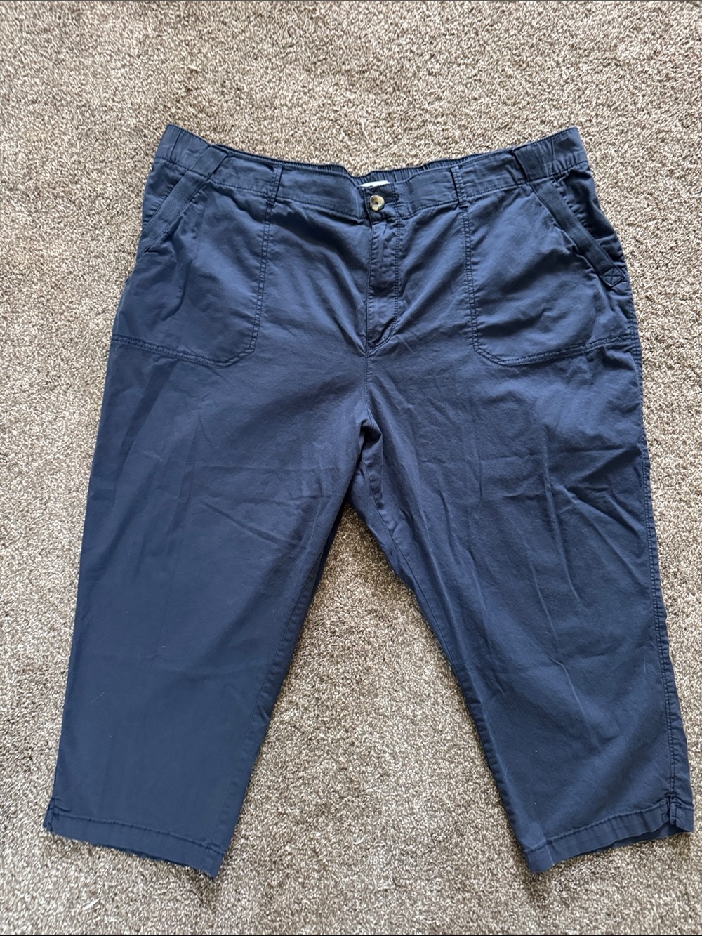 Sonoma Navy Stretch Chino Pants